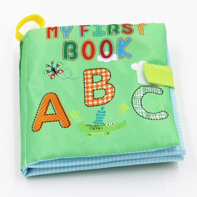 4 Style Baby Toys Soft Cloth Books Rustle Sound Infant Educational Toys 0-36 Months