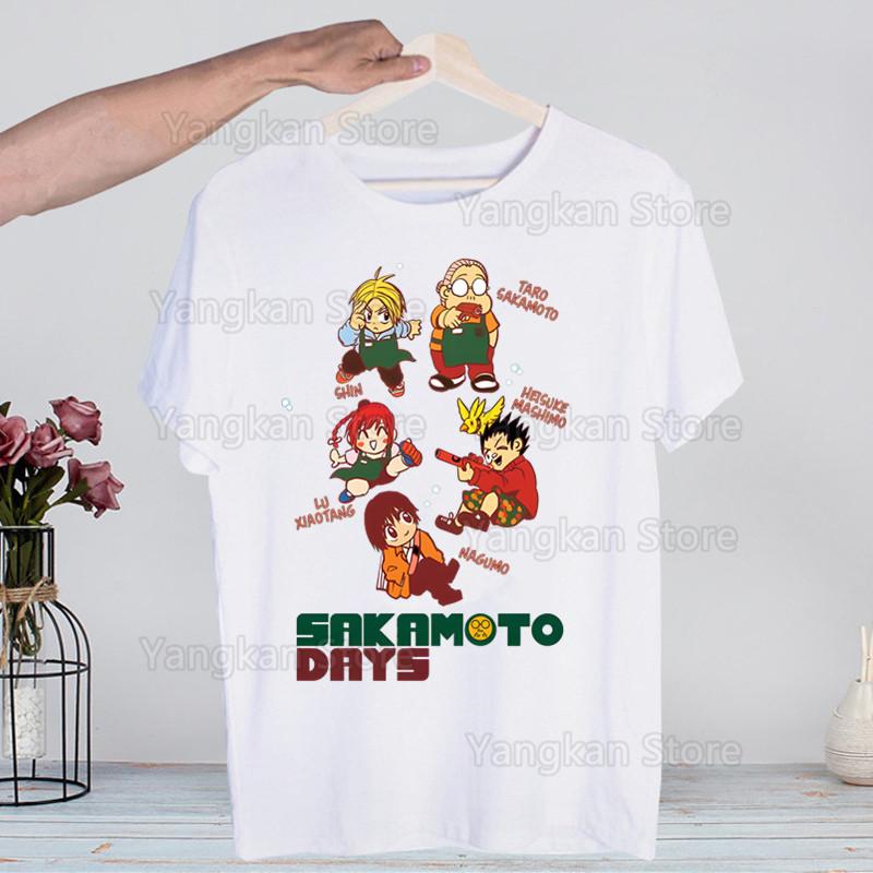 Sakamoto Days T Shirt Men Shirts Quality Summer Top Tshirts Short Sleeves Tees T-Shirt