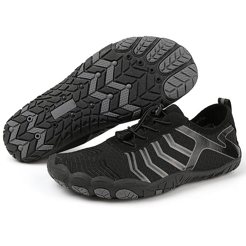 Paar Bachschuhe Outdoor Strandschuhe Schwimmschuhe Wanderschuhe Fünf-Zehen-Schuhe Atmungsaktive Lässige Angelschuhe