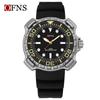 OFNS Luminous Waterproof Quartz Watch - Fashionable Men's and Women's Simple Design with Japanese Movement.