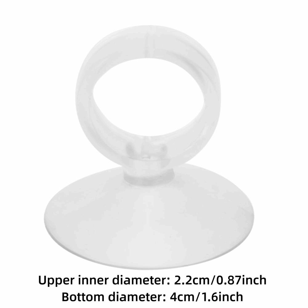 20PCS Set Durable Clear White Aquarium Suction Cup 2.2cm Tube Holder Water Pump Tube Holder 1.6cm Fish Tank Sucker Aquarium