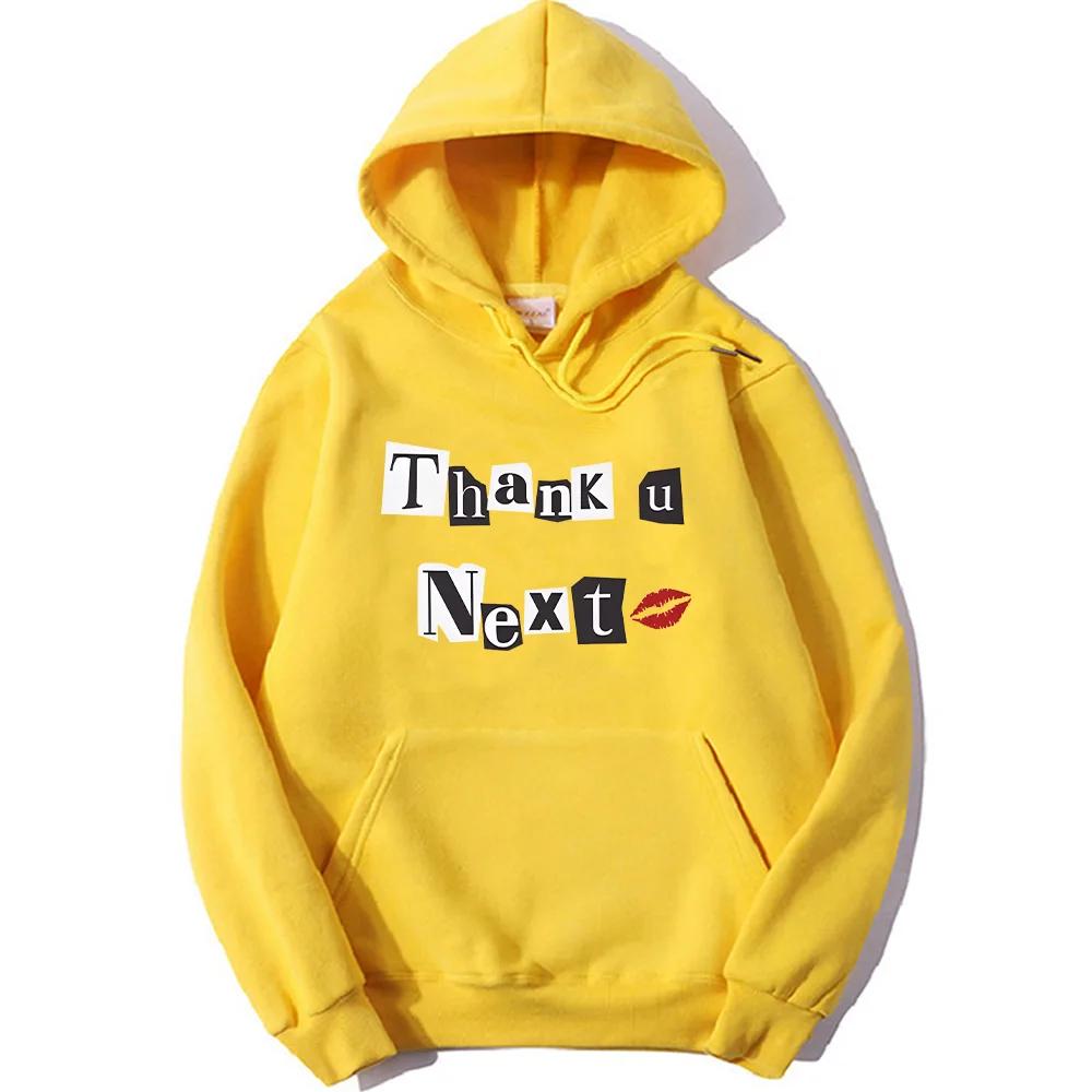 Ariana Grande Hooded for Autumn_Winter Gothic Comfortable Sweatshirts Funko Pop Vintage Fleece Clothes Moletom O-neck Pullovers