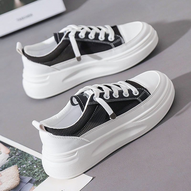 

Легкая одежда Tide Shoes Женская обувь Новая платформа Универсальная студенческая обувь для прыжков на доске Женская белая обувь Спортивная мода Ins 40