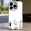 Amine G-Gintama  White Shockproof Phone Case For iPhone 16,15,14,13,12,11,Pro,XS,Max,Plus,Mini,SE