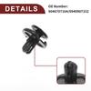 TUCKBOLD 100 Black Bumper Push Type Plastic Retainer Rivets Durable Car Front Fender Skirt Clip for Toyota Sienna 1998-2020 No.9046707164/0940907332