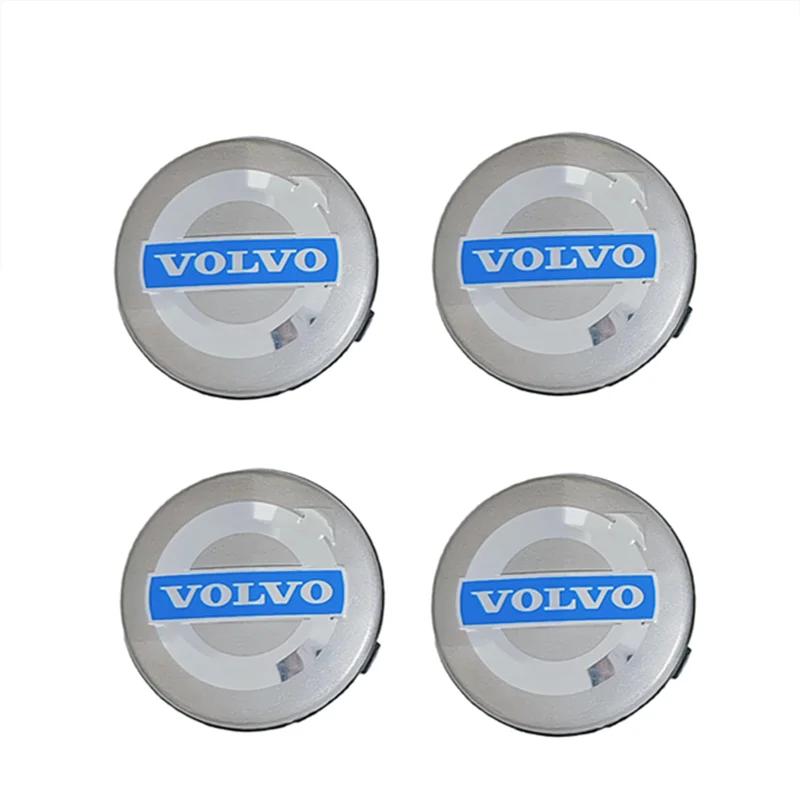 4Pcs 62mm is suitable for Volvo XC90 C70 V50 automobile hub center cover logo cover luxury hub cover auto parts decoration. JF3