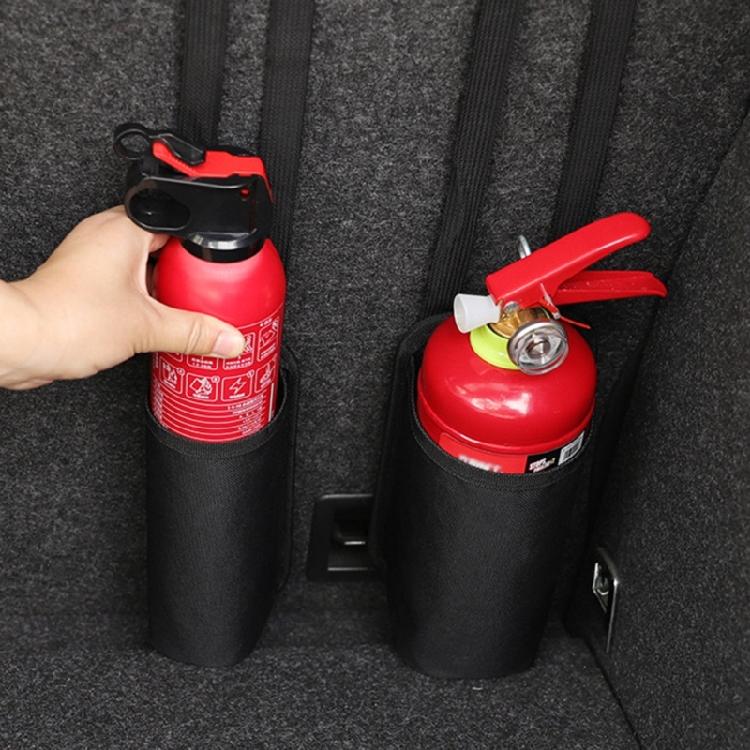 SeatBack Extinguisher Holder Water Cup Holder Seatback Mount Storage Bag