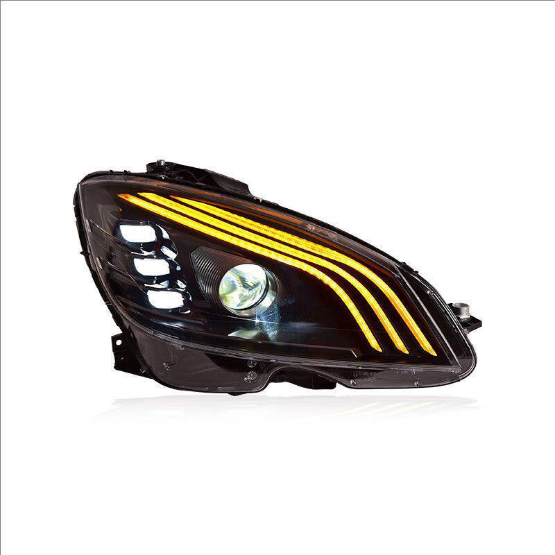 Compatible LED Bi-Xenon Projector Headlights for 07-14 Mercedes-Benz W204 C-Class C180/C200