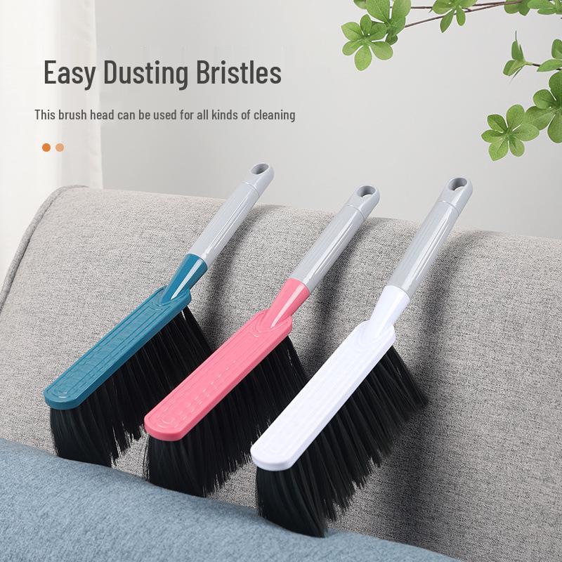 Long Handle Soft Bristle Broom for Household, Bed, and Sofa Cleaning