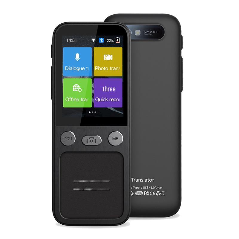 

T16 Smart Translator: Offline for 10 Countries, Supports 134 Languages, with WiFi, Photo, and Voice Recording Features.