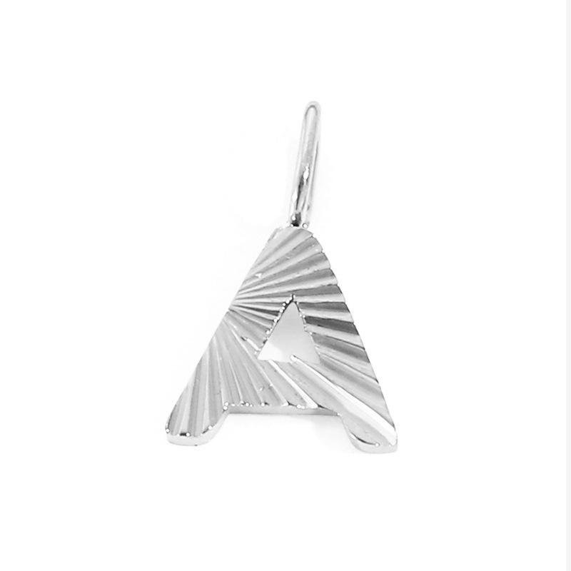 Alphabet Charms: Stainless Steel Letter Pendants - Personalized Jewelry Accessories