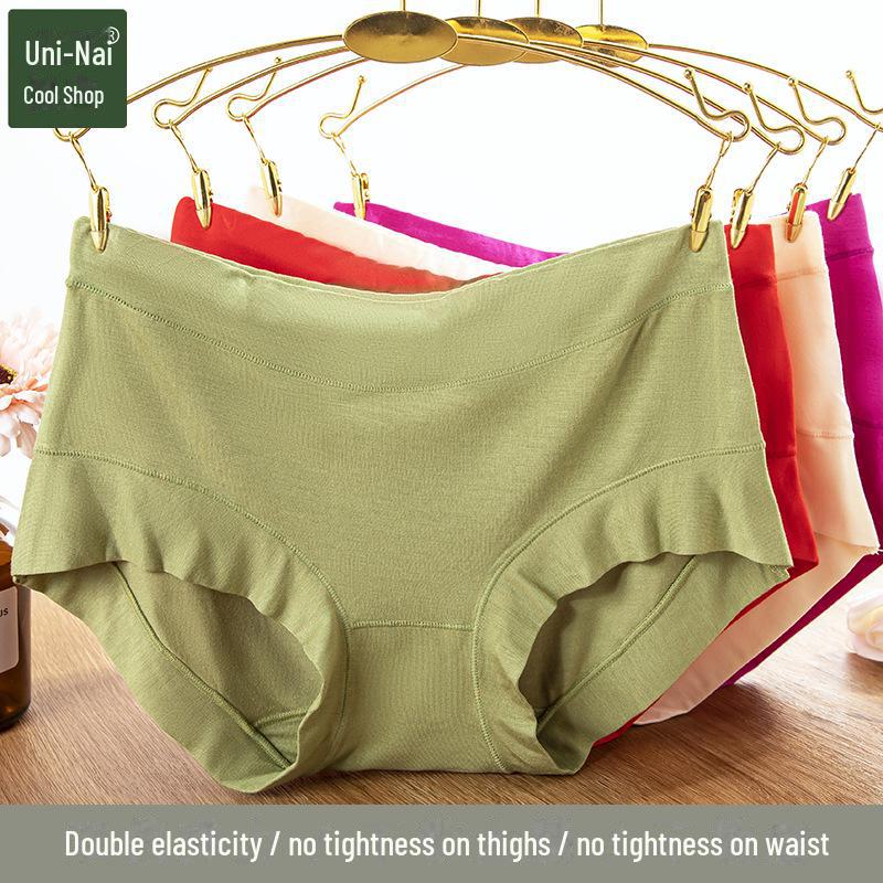 

Женские трикотажные трусы больших размеров из модала со средней посадкой M for 40-50kg