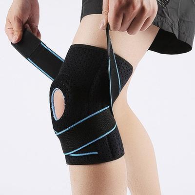 1 PC Kneepad Men Pressurized Sports Elastic Knee Pads Support Gym Fitness Gear Basketball Volleyball Brace Protector
