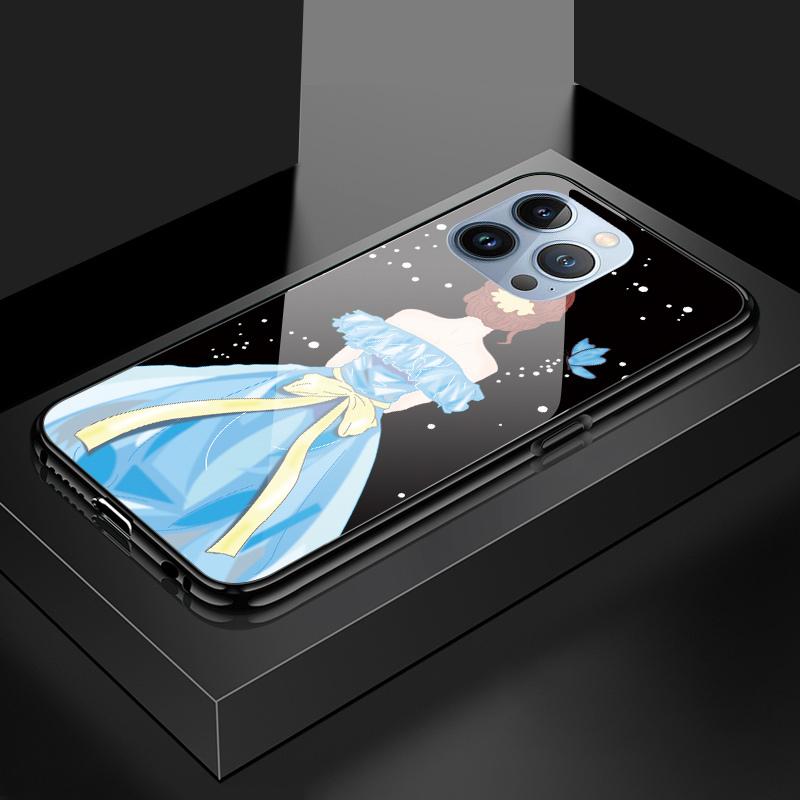 Pouzdro na telefon z tvrzeného skla pro Huawei P30Lite Honor 90Lite 9X X6A X9B Infinix Hot40 Note30 Tecno Spark20 Moto G15 G22 Měkký okraj Nárazuvzdorný Hladký kryt