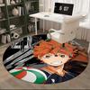 Volleyball,Haikyuu Chair mat Round Rug Office carpet, Machine Washable, Non slip, Suitable for Living Rooms, Bedrooms