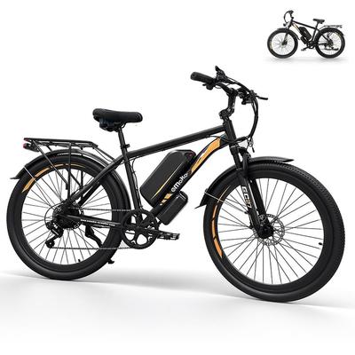 EMOKO EC27-D 500W Liefer-Elektrofahrrad mit 48V45Ah, 160 km maximale Reichweite(NICHT), 27" Reifen, Hinterer Gepäckträger für Familienfracht & Langstreckenfracht