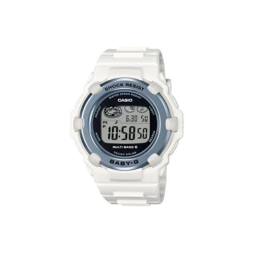 

Casio Baby-G Весенняя коллекция Радиоуправляемые солнечные часы BGR-3003SP-7JR Женские Белые