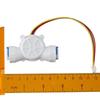 Plastic Water Flow Meter 3/8" White Fuel Flowmeter 0.3-10L/min Quick Connect Water Flow Sensor Water Diesel Kerosene