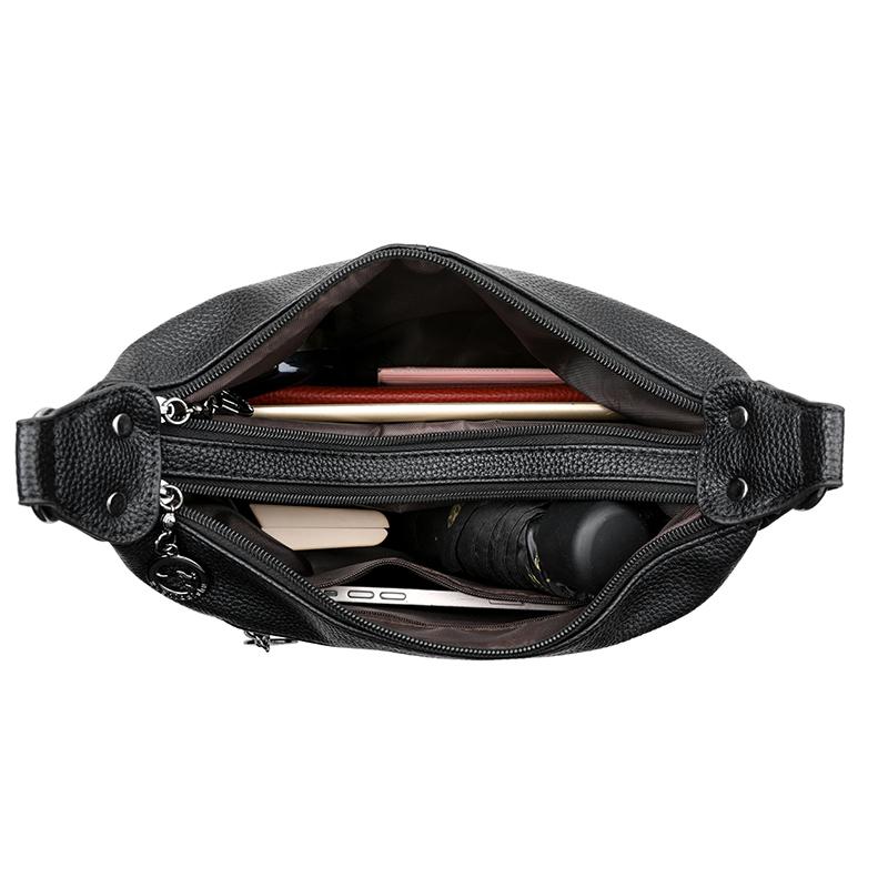 Women's Tassel Messenger Bag Soft Leather Mother Bag Shoulder Bag