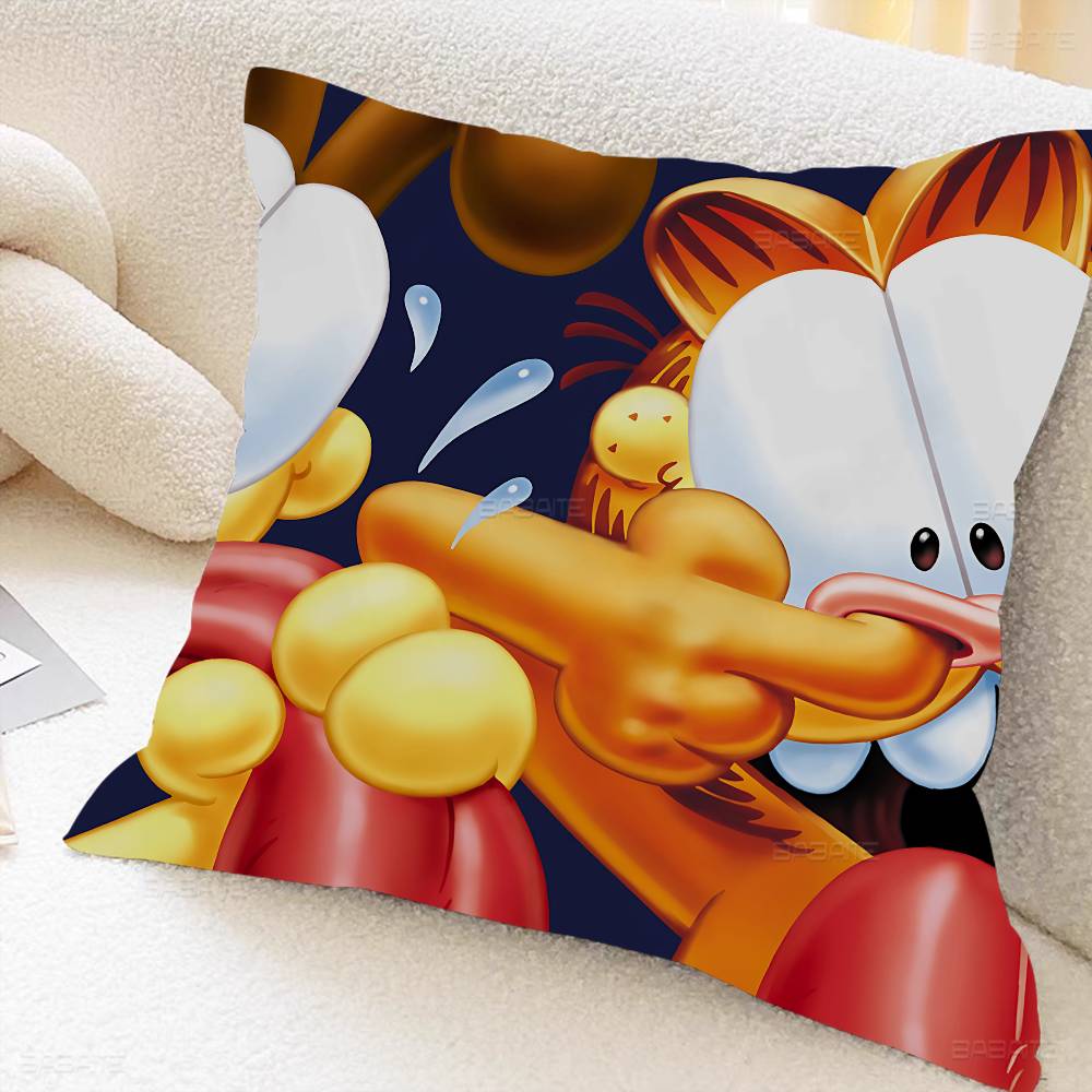 Cute Anime G-Garfields Cat Pillow Anime Pillow Sofa Bed Head Pillow Cover Cushion Cover 45X45 Cm Fashion