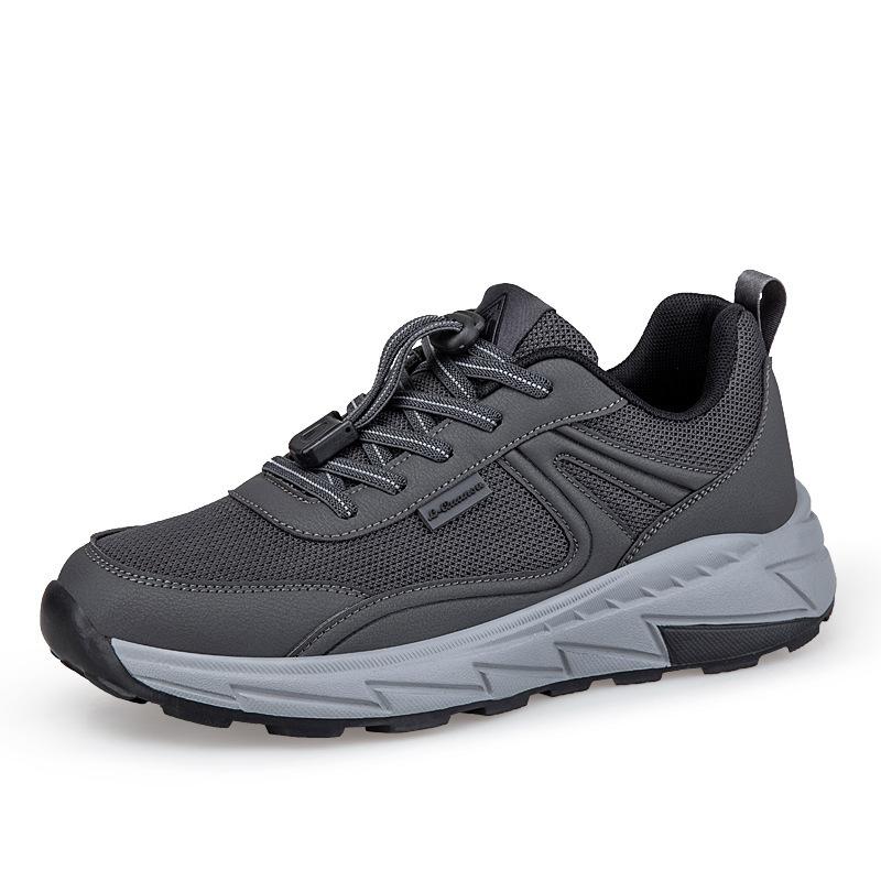 Middle-aged and elderly non-slip soft-soled fly-woven breathable mesh casual sports shoes walking shoes mother shoes