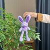 Rabbit Sweet Plush Doll Keychain Cute Soft Toy Accessory Perfect For Collectors Or Gifts