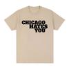 Chicago Hater Deg Samme Stil T-skjorte Herremote Hip Hop Oversized T-skjorte Casual Bomull Kort Erm T-skjorter