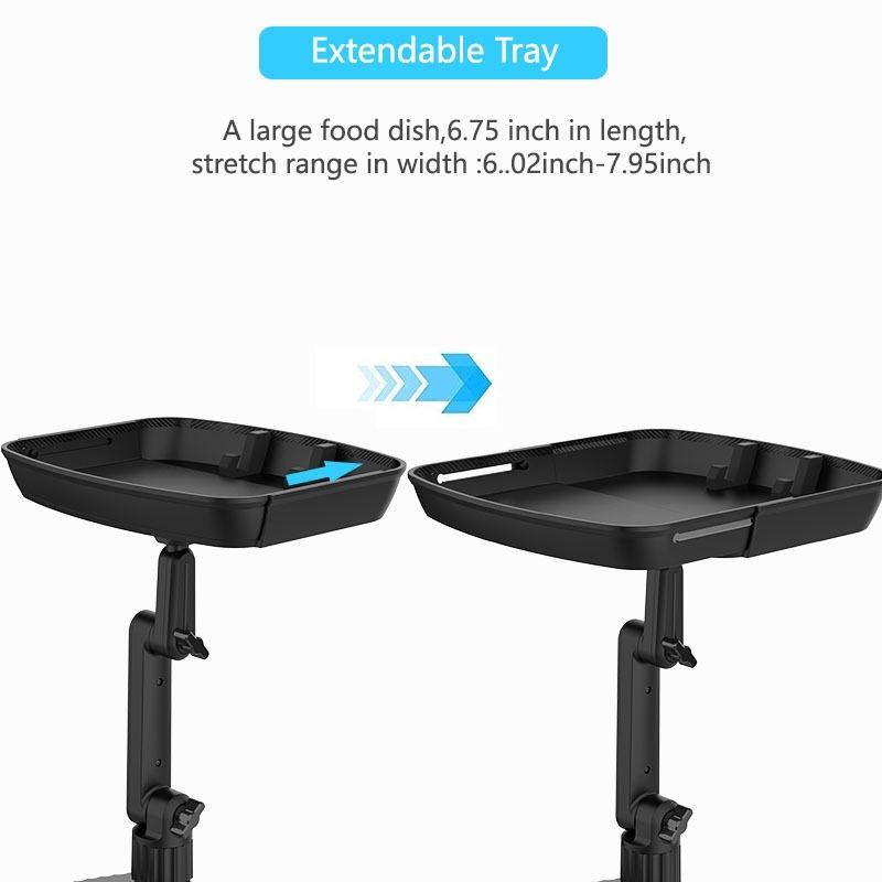 Universal Foldable Car Dining Plate with Cup Holder Phone Bracket Storage Tray Snacks Drinks Mobile Phone Car Food Tray