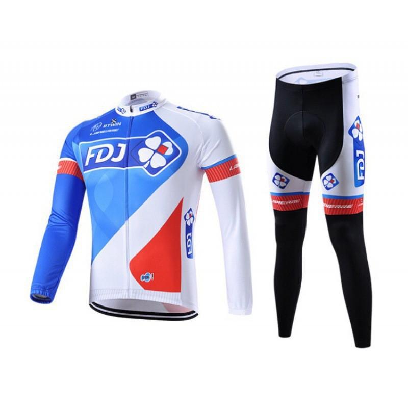 Langarm Fahrradtrikot Hose Set Herren Damen Atmungsaktiv Feuchtigkeitstransportierend Bekleidung