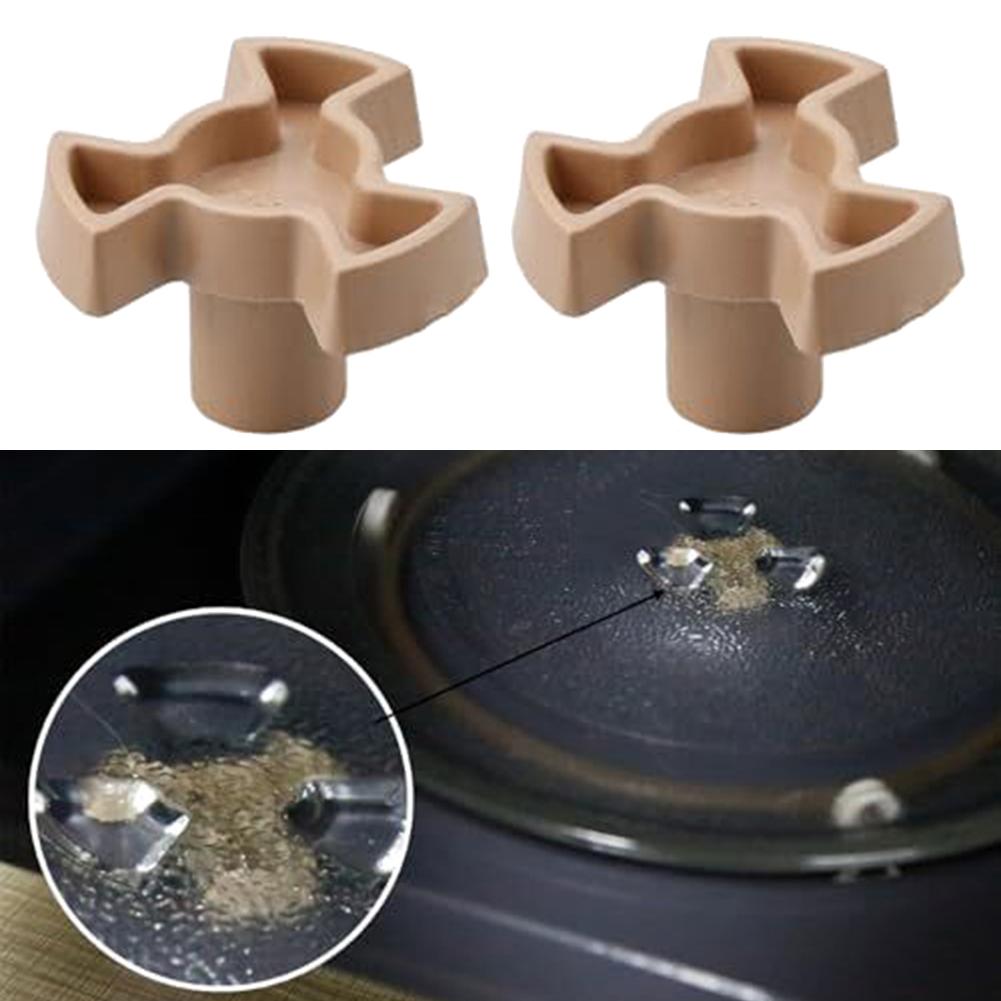 2PCS 15mm Microwave Oven Turntable Coupler Replacement Tray Connecting Shaft Microwave Oven Accessories