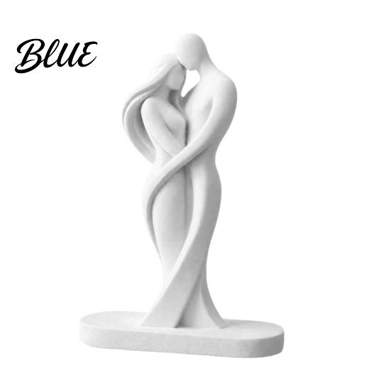 Warm Touch Statue Love Sculpture Body Female Statue Abstract Human Figurine Embracing 3D One-Piece Molding Polished Corner Sculpture Shape