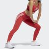 Adidas Retro Sports Side Stripe Training Leggings Women Leggings Red FL2052