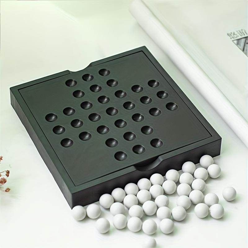 Jogo de Tabuleiro Estratégico de Damas para Um/Vários Jogadores, Brinquedos de Jogo de Tabuleiro de Quebra-Cabeça, Jogo de Tabuleiro Inteligente para Interior em Casa