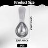2 Pcs 2 Tbsp Scoop, Stainless Steel 2 Tablespoon Capacity, 30ml Short-Handled Coffee Scoop for Ground Coffees Fits ide Canisters