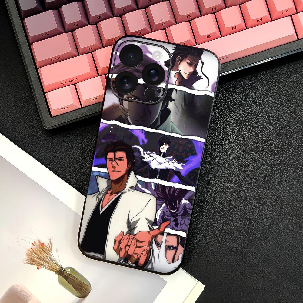 

Anime A-Aizen SousukeS B-BLEACH Phone Case For IPhone 16 15 14 13 12 11 PRO MAX PLUS Mini TPU Soft To Skin-friendly Cover iPhone13mini