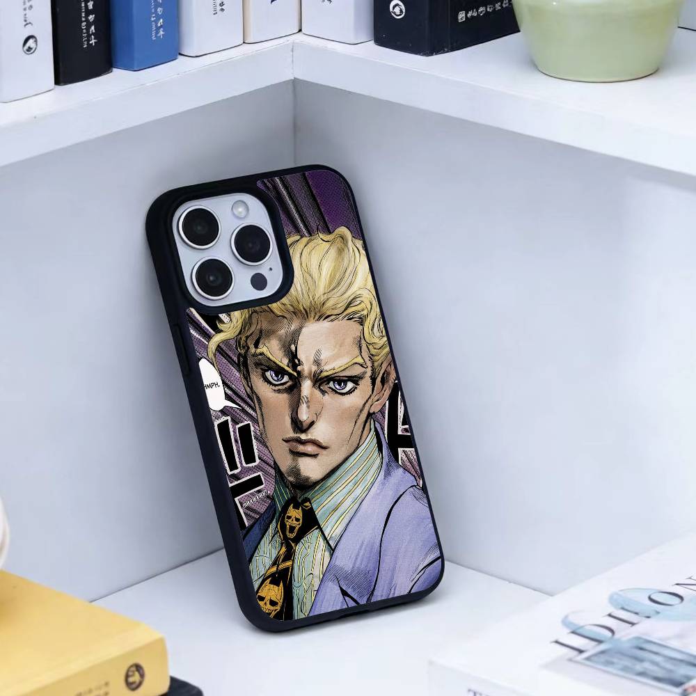 

Чехол для телефона K-Anime Jojo s Bizarre Adventure Для iPhone 17, 16, 15, 14, 13 Plus, Pro Max Магнитный Для Magsafe Беспроводная Зарядка iPhone12PROMAX