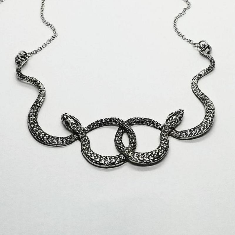 Medusa Double Snake Goddess Ornaments