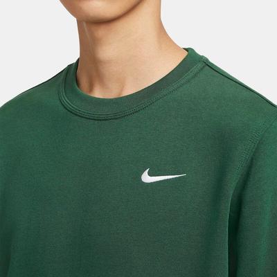 Nike Swoosh Sweatshirts Herren Grün Rundhalsausschnitt Moderat 623459-323