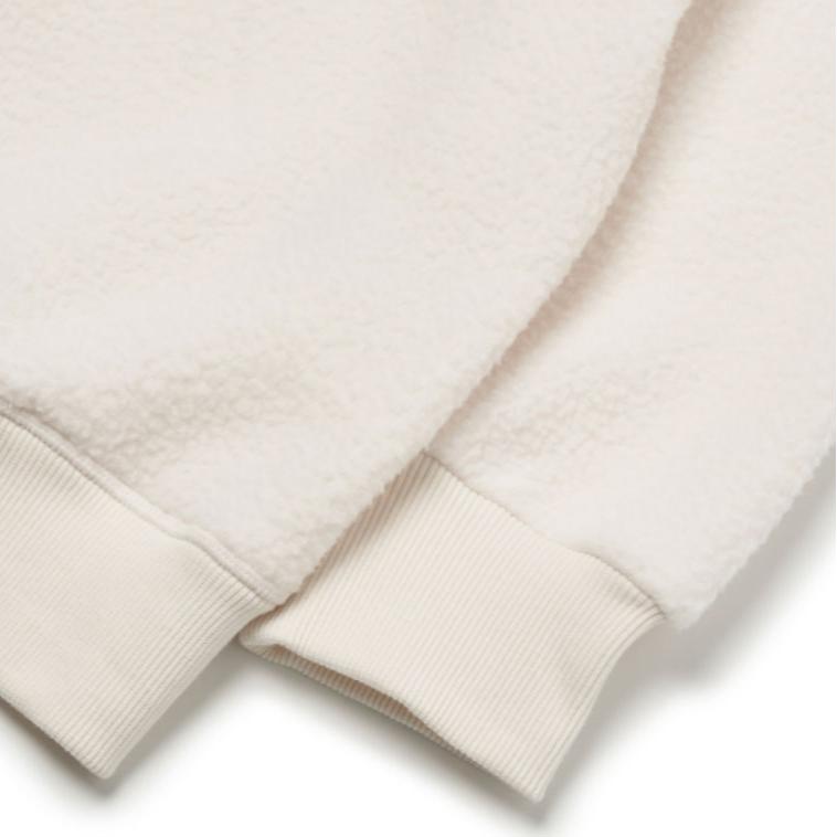 New MLB Base Logo Sweatshirts Unisex Beige 3AMTF5116-50CRS