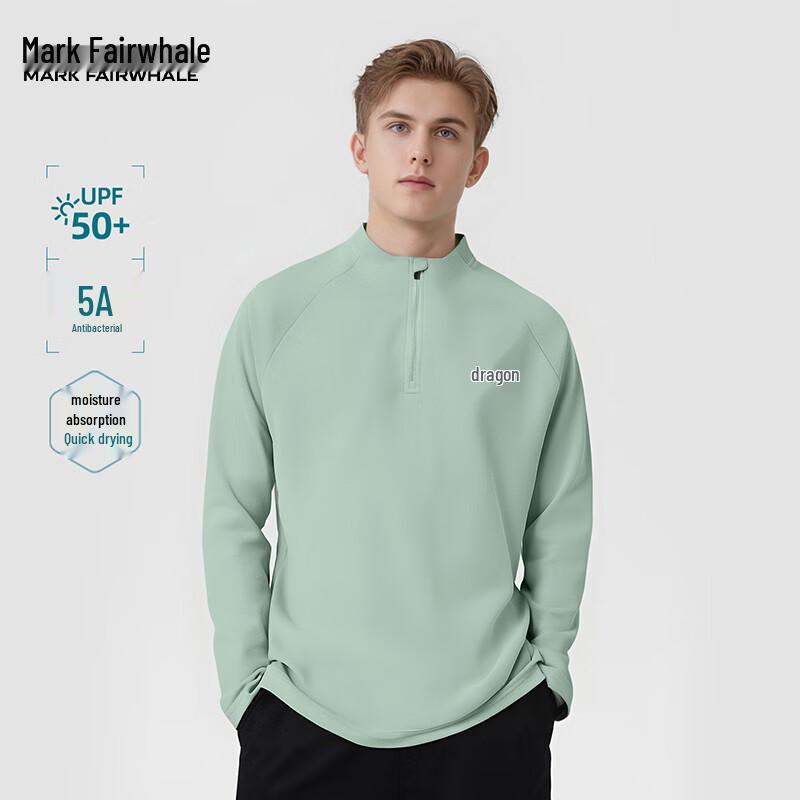 Mark Fairwhale Men's Letter Print Long Sleeve T-shirt