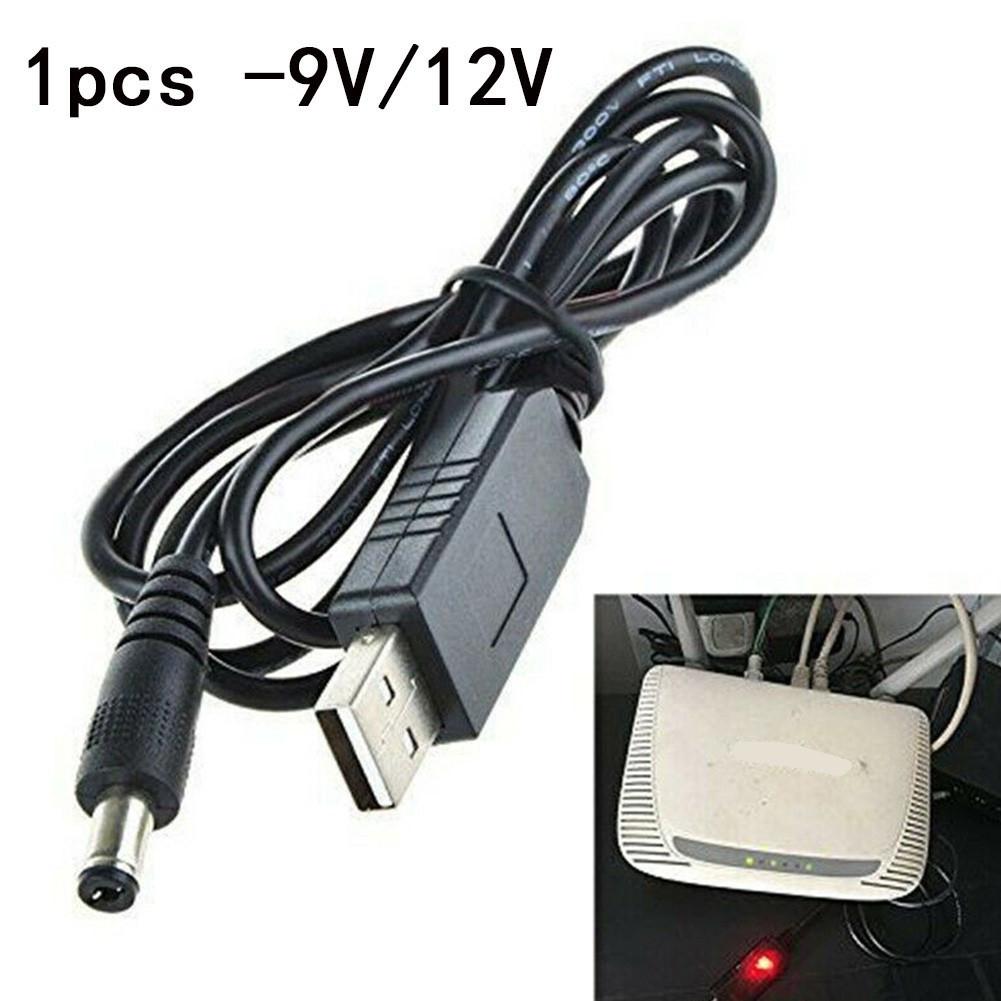 USB To DC 5.5x2.1mm For Boost Cable for 5V To 9V 12V Conversion Router Power Bank Fan Light Speaker Radiator Portable Power