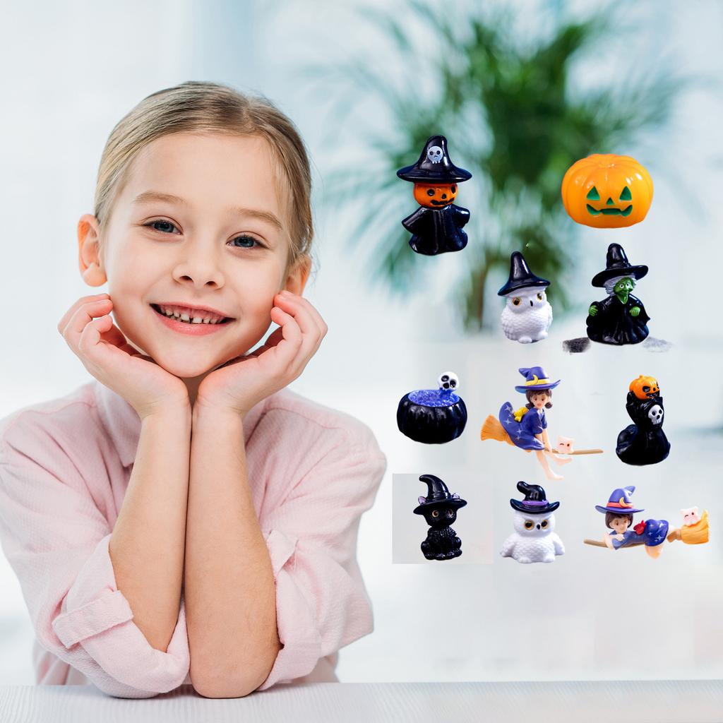 Micro-landscape Creative Halloween Witch DIY Decoration Accessories Mini-knickknacks