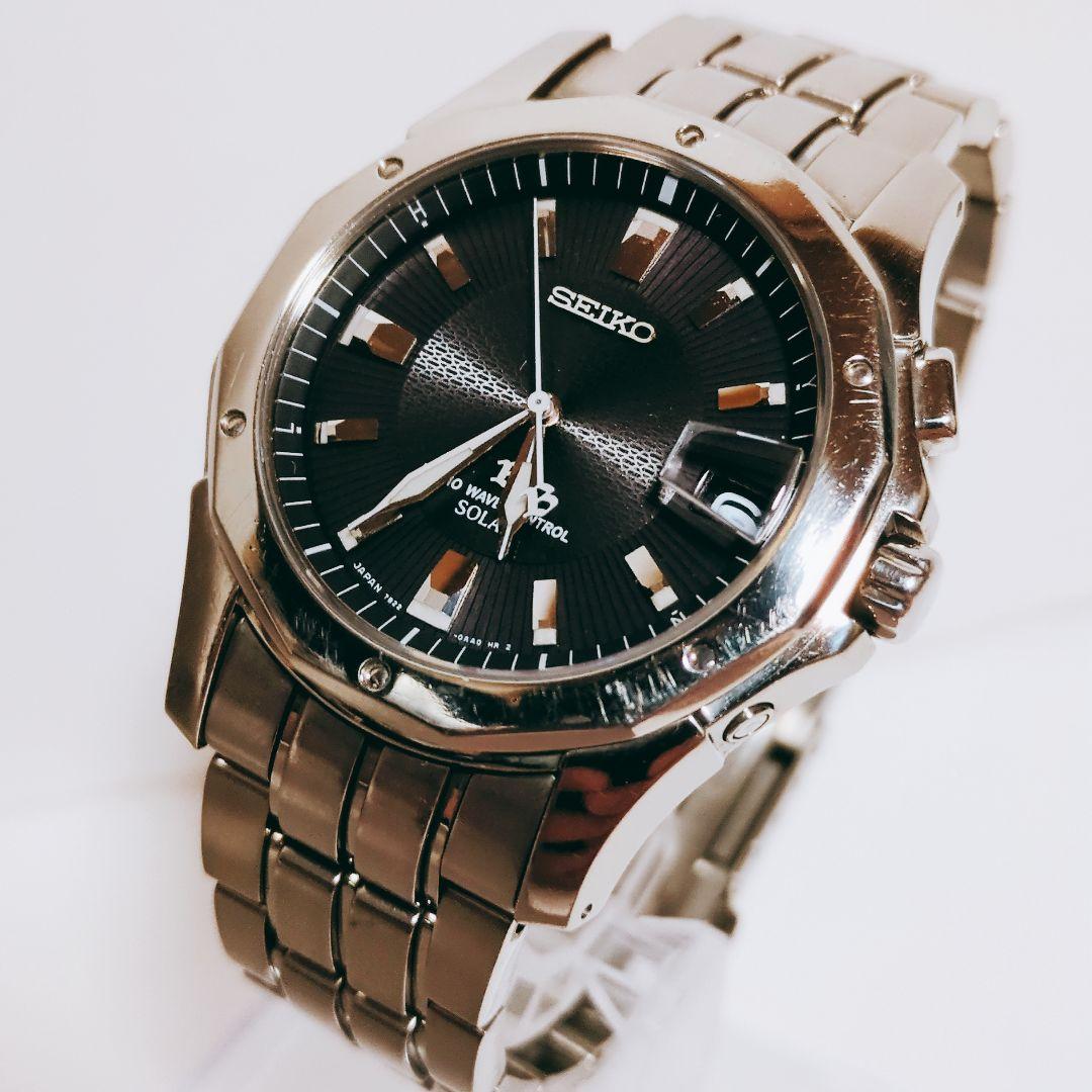 

[USED] Seiko Brightz Radio Solar Titanium Black Dial