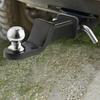 Trailer Hitch, Fits 2 Inches Receiver, Trailer Hitch Ball Mount with 2 Inches Ball and Pin, 7500 Lbs Capacity Ball Hitch, 2 Inches Drop, Tow Hitch