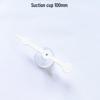 White Teardrop Suction Cup 10cm