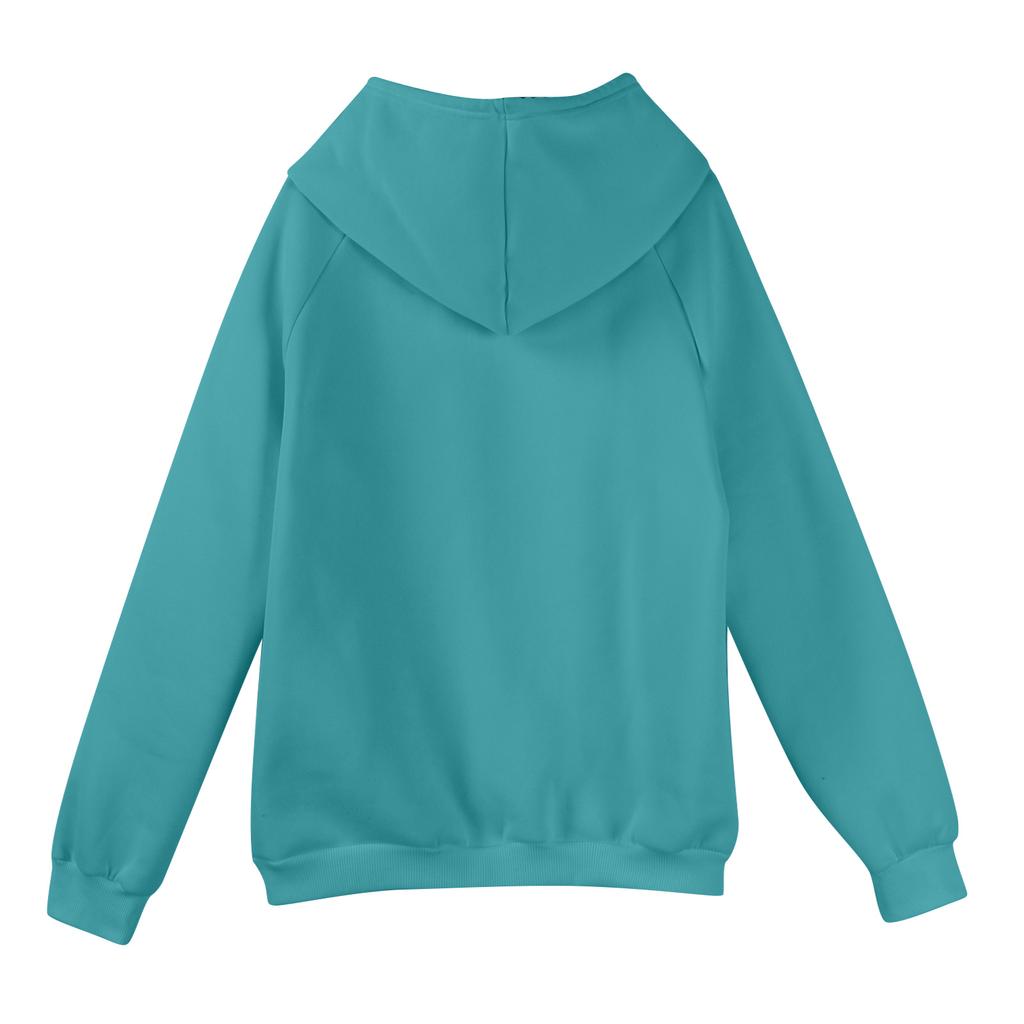 Men's Raglan Long Sleeve Hooded Sweatshirt