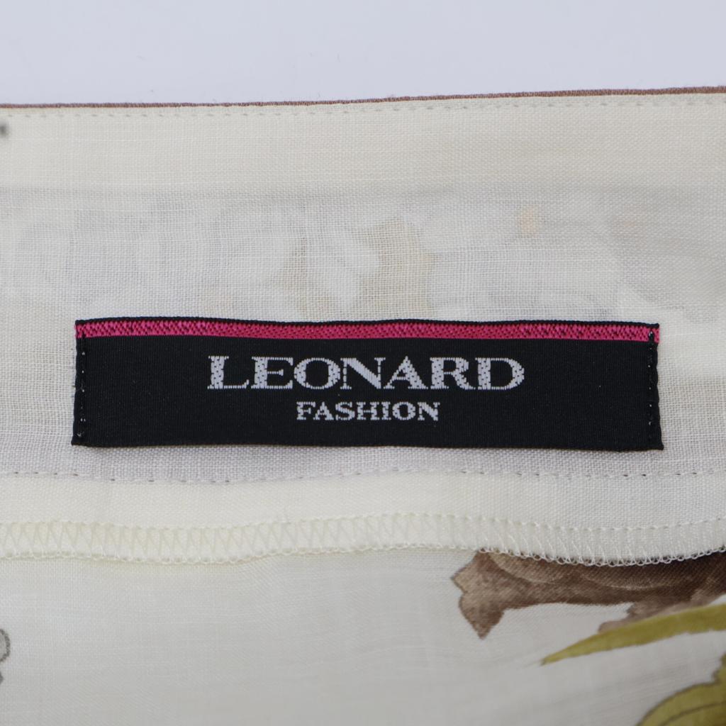 LEONARD Ivory floral blouse tops 36 beigeUsed