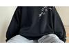 Men's Autumn/Winter Thick Printed Hoodie – Trendy Velvet-Lined Long Sleeve Outerwear