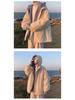 Versatile Korean Trendy Hooded Lambswool Cotton Jacket for Autumn/Winter