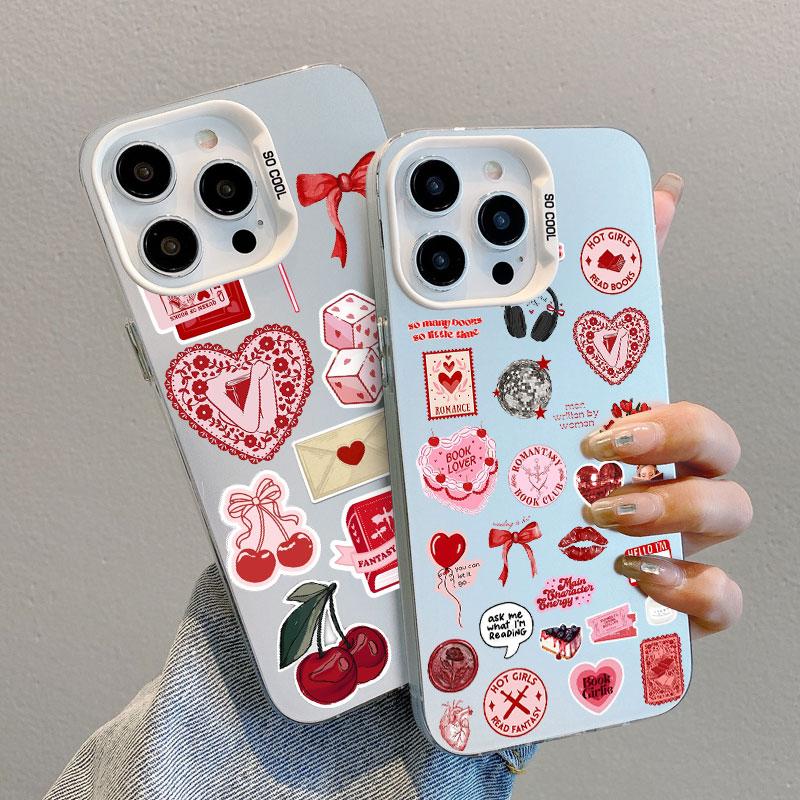 Unique Sexy Lip Liquid Glitter Wine Cup Design Laser Phone Case For IPhone 11 12 13 Mini Pro Max 14 15 16 Pro Max Plus Covers